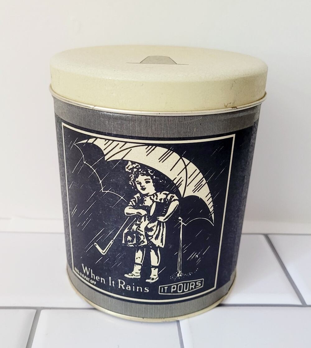 Morton's Free Running Salt It Pours Collector Tin Kitchen Decor